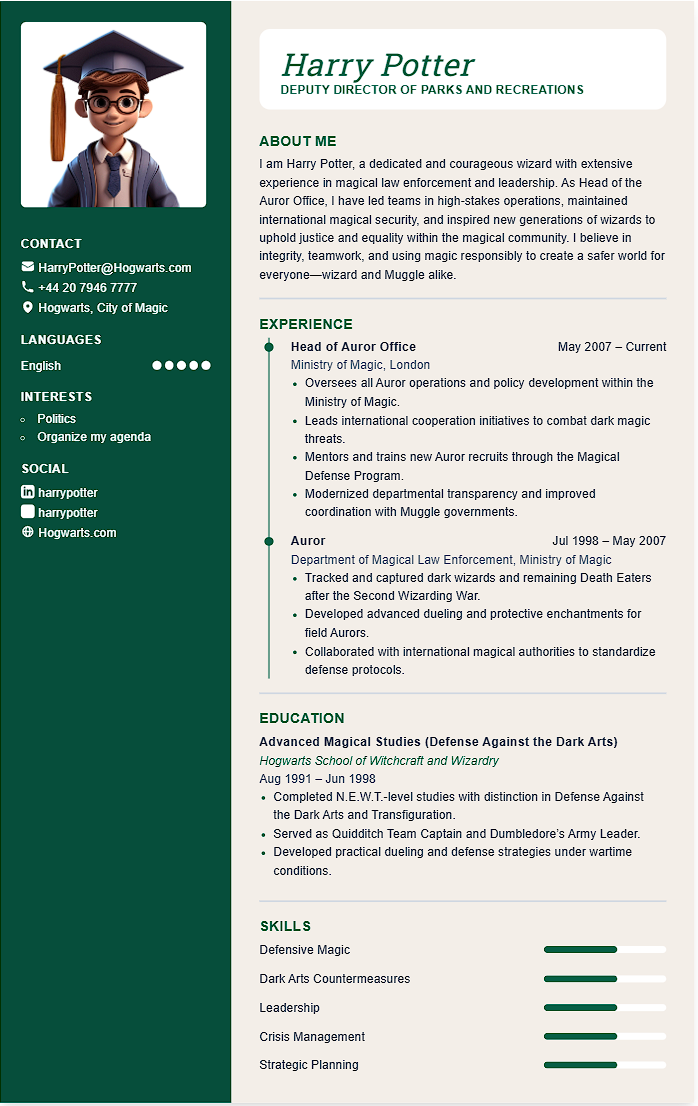 elegant beige CV template - Professional resume design